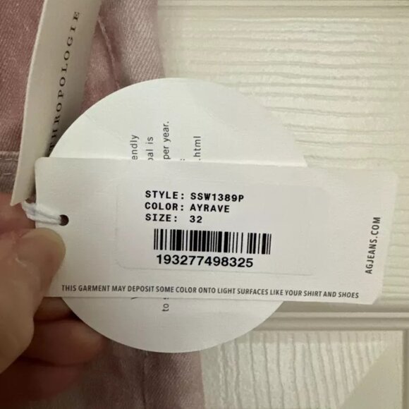 AG Adriano Goldschmeid Skinny Jeans Tie Dyed Wash 32 - Picture 6 of 6